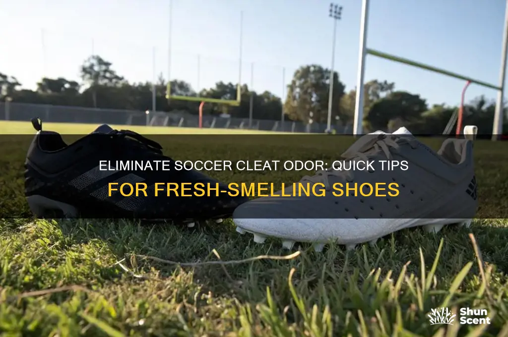 how to get rid of shoe odor in soccer cleats