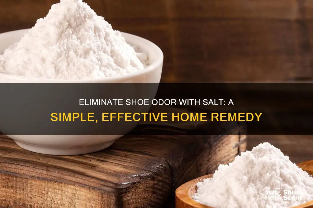 how to get rid of shoe odor salt