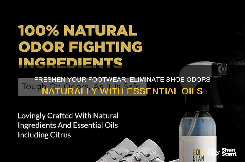 how to get rid of shoe odors with essential oils