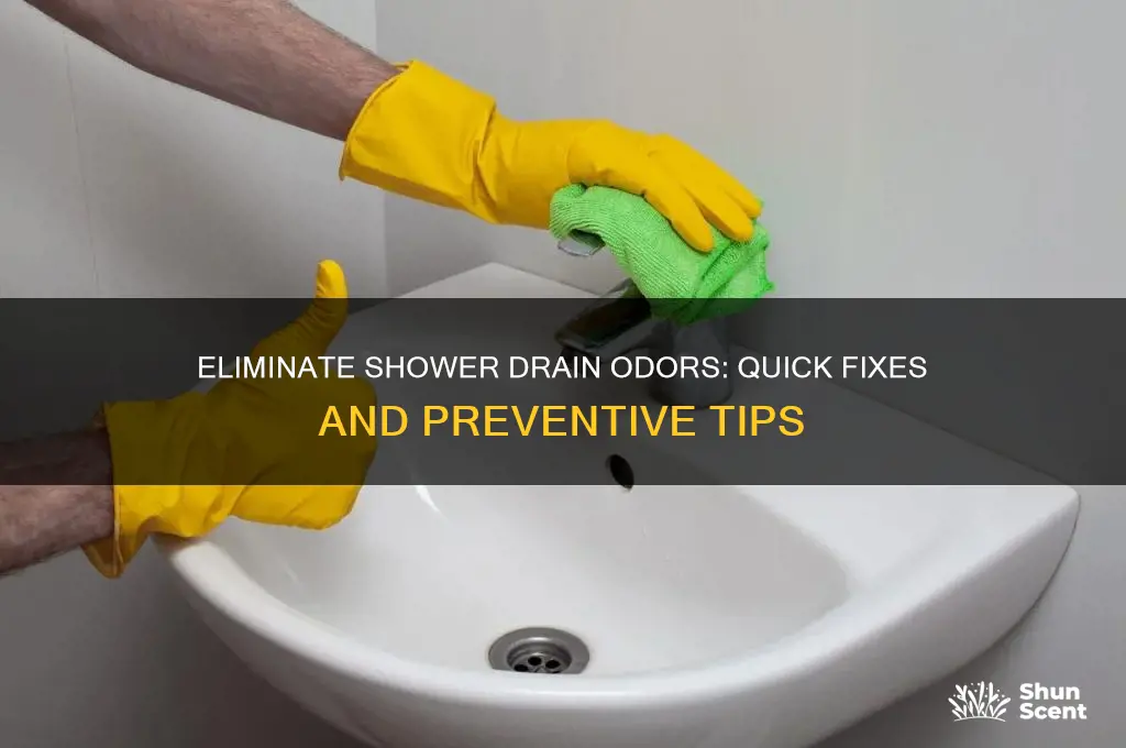 how to get rid of shower drain odors