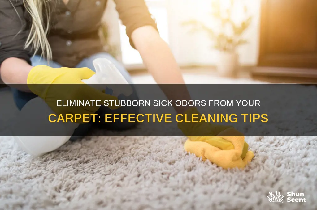 how to get rid of sick odors on carpet