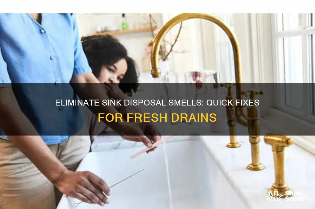 how to get rid of sink disposal odor
