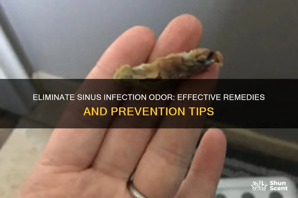 how to get rid of sinus infection odor