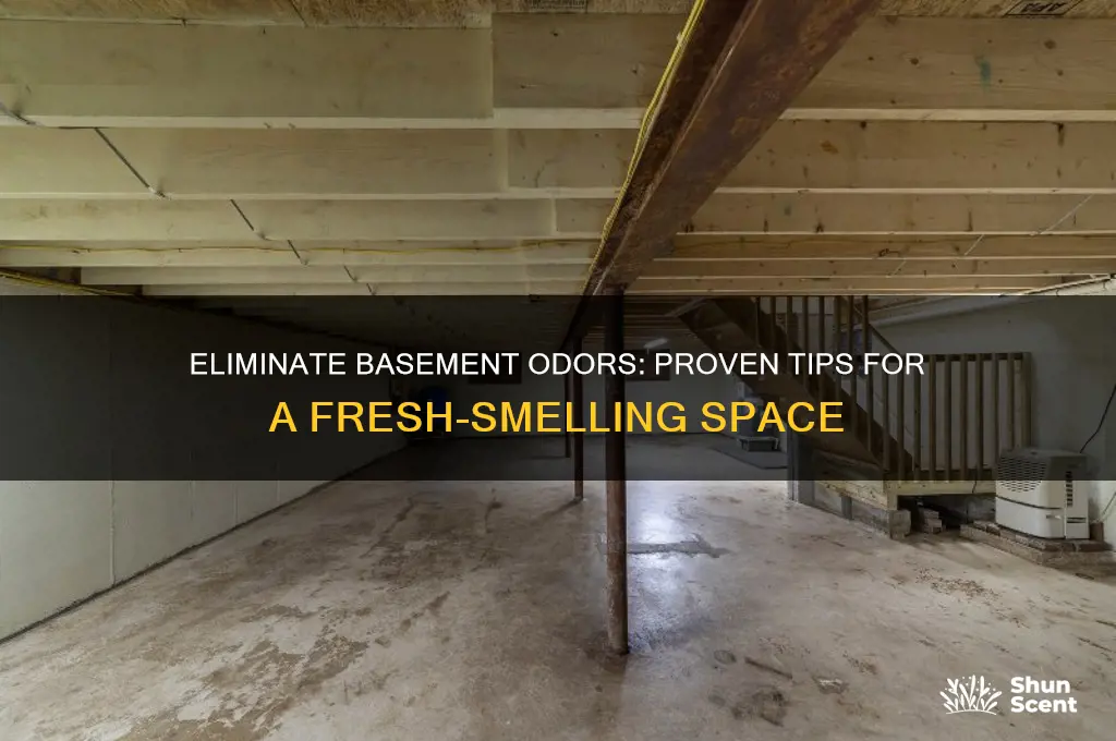 how to get rid of smelly basement odor
