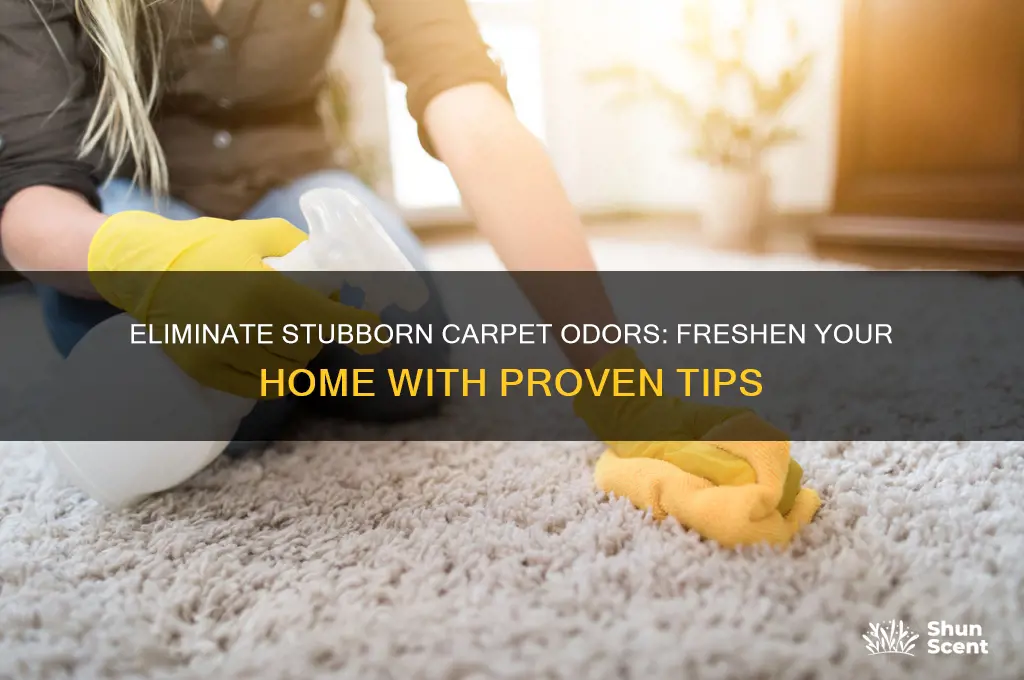 how to get rid of smelly carpet odor