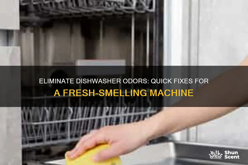 how to get rid of smelly dishwasher odor