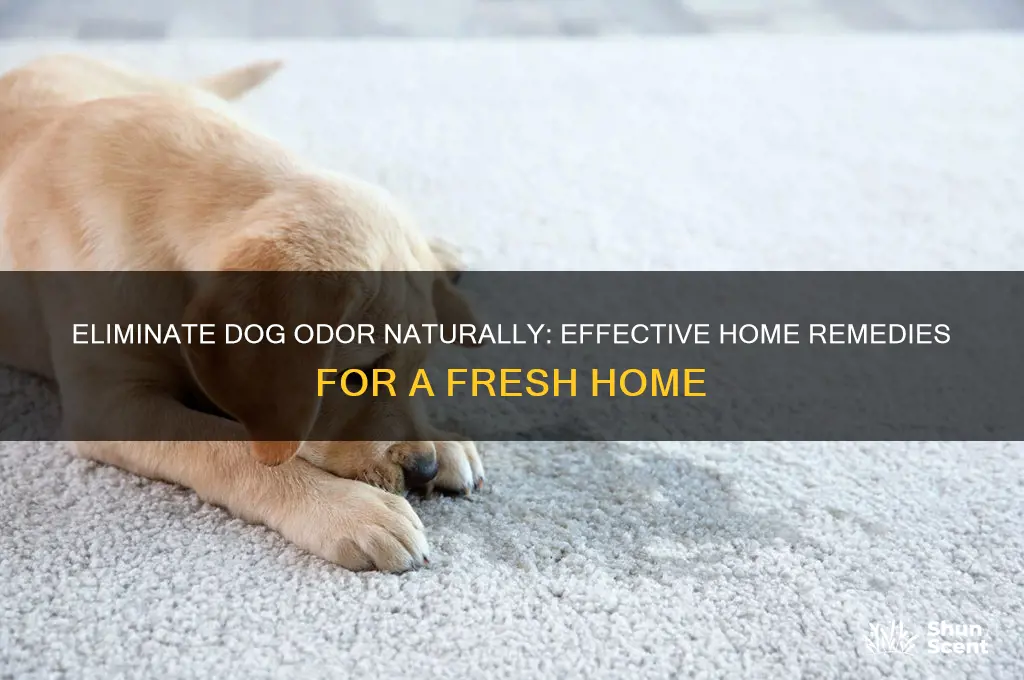 how to get rid of smelly dog odor home remedies