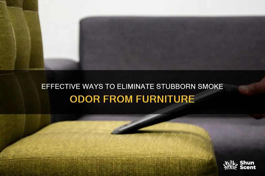 how to get rid of smoke odor from furniture