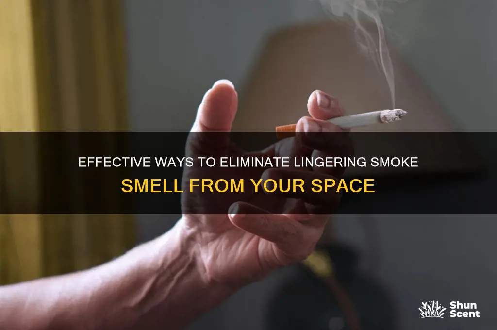 how to get rid of smoke scent