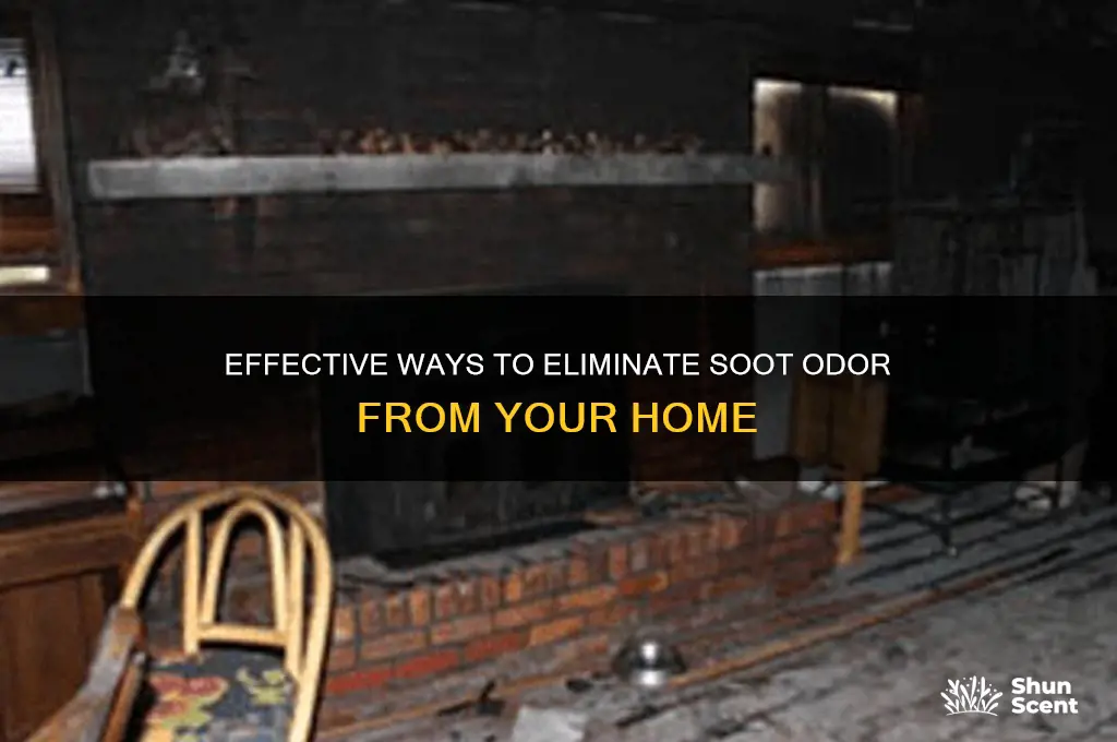 how to get rid of soot odor