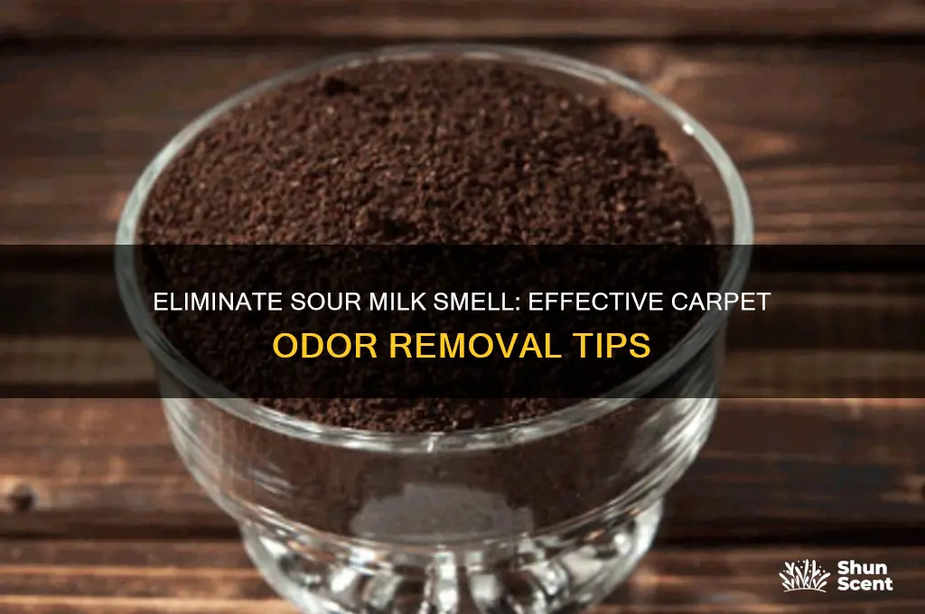 how to get rid of sour milk odor in carpet