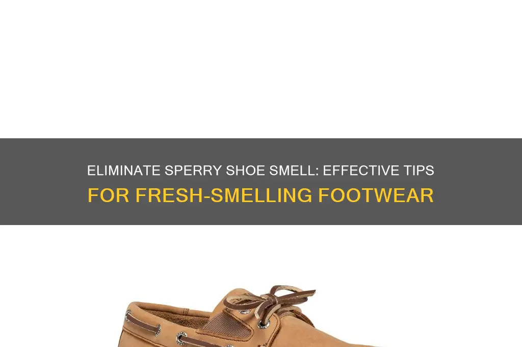 how to get rid of sperry odor