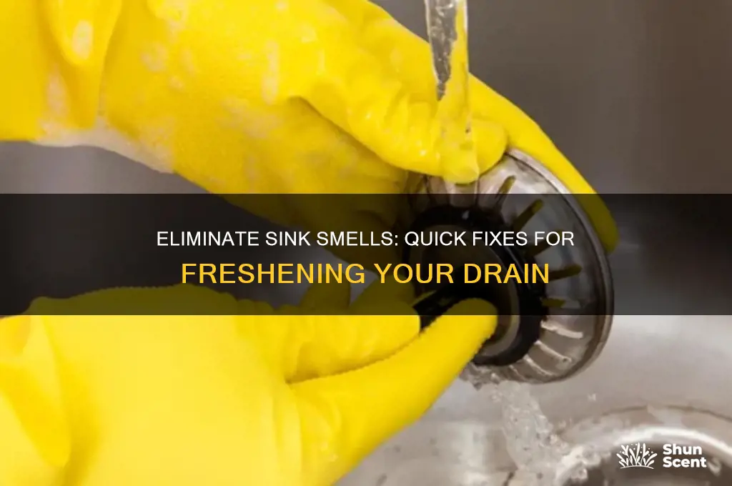 how to get rid of stinky sink odor