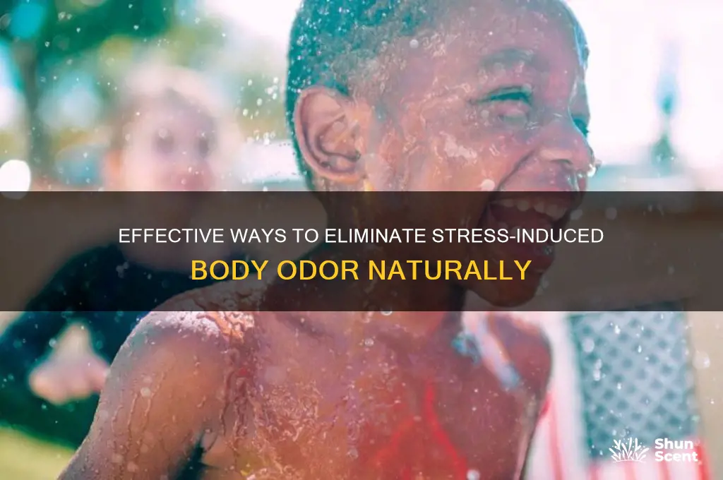 how to get rid of stress body odor