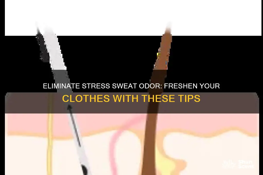 how to get rid of stress sweat odor in clothes