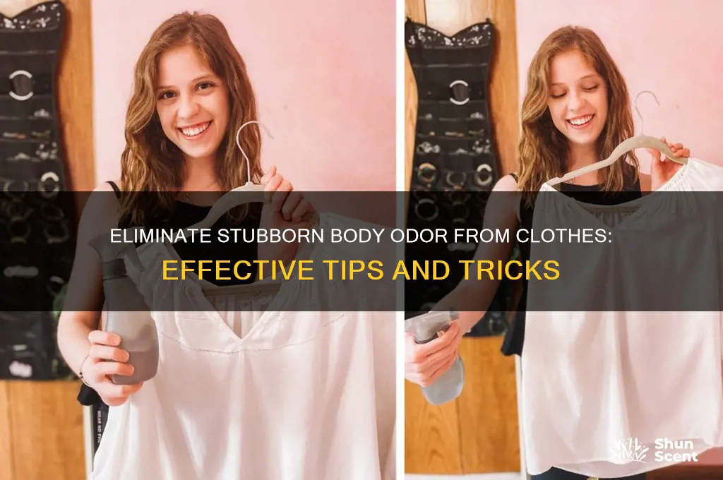 how to get rid of strong body odor in clothes