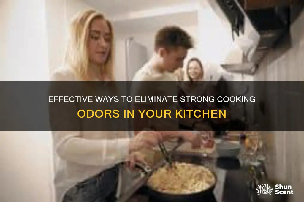 how to get rid of strong cooking odors
