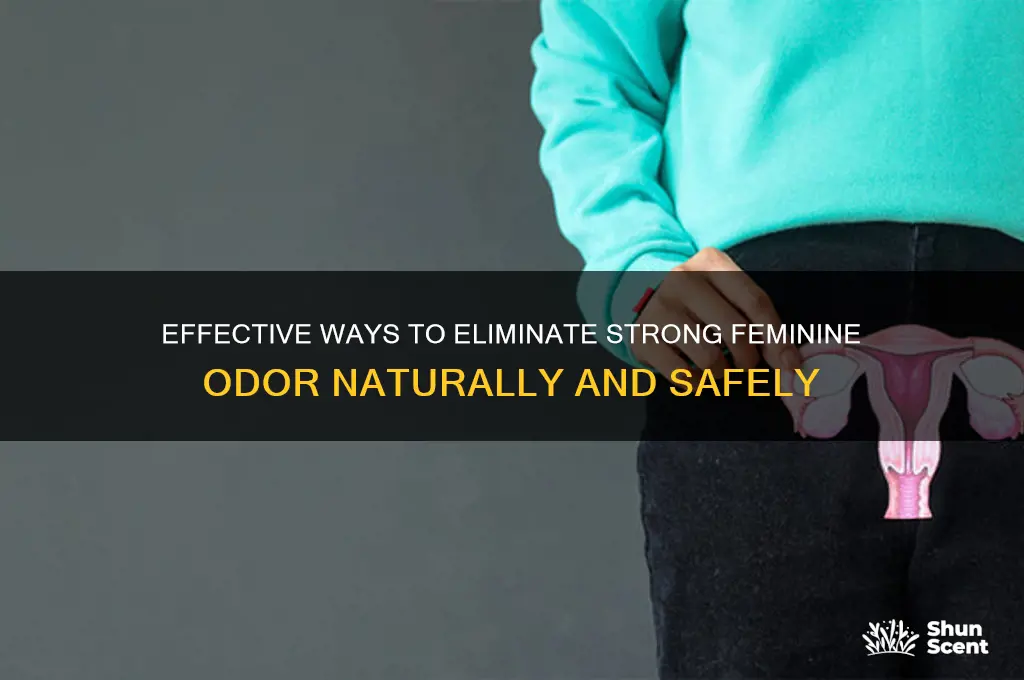 how to get rid of strong feminine odor