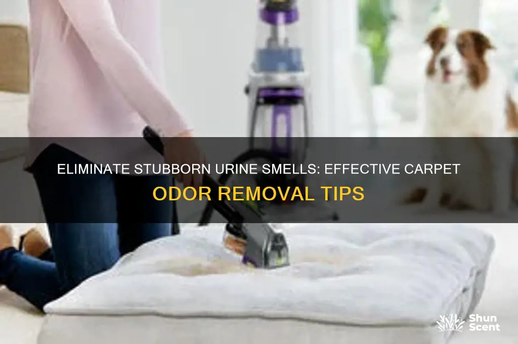 how to get rid of strong urine odor in carpet
