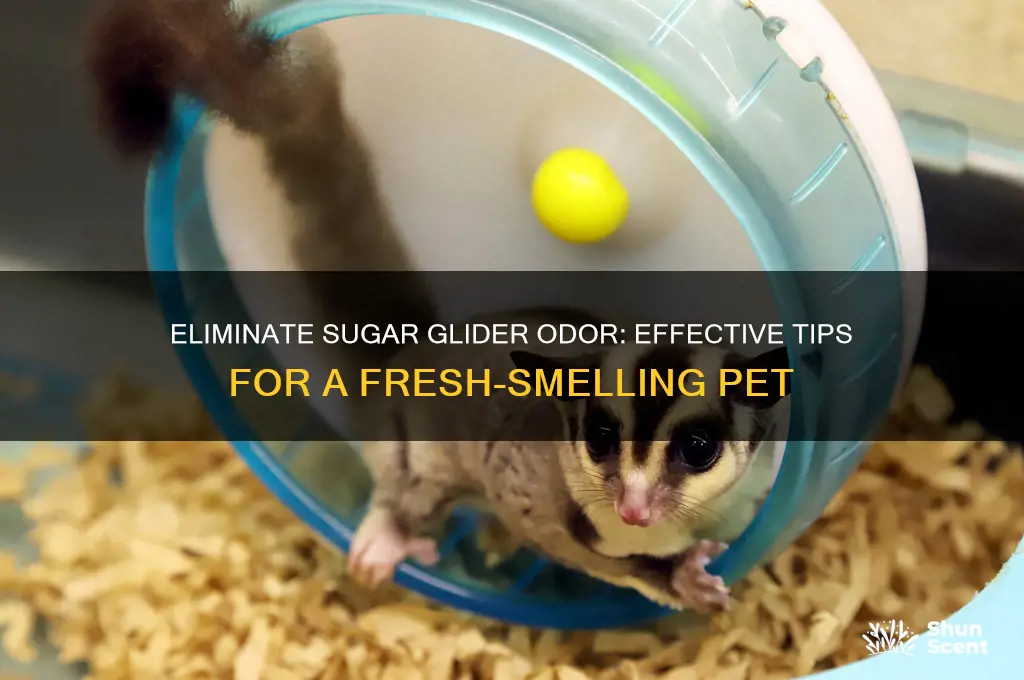 how to get rid of sugar glider odor