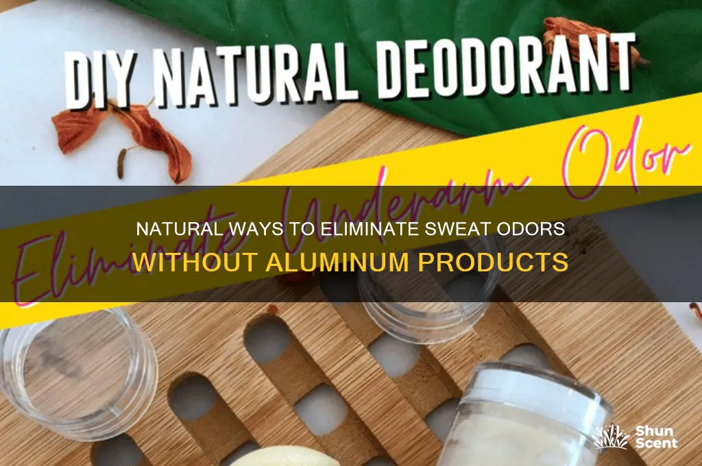 how to get rid of sweat scents non aluminum