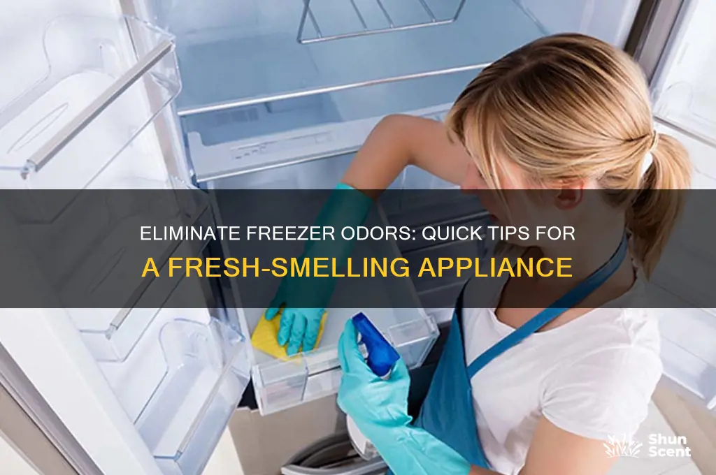 how to get rid of the odor from the freezer