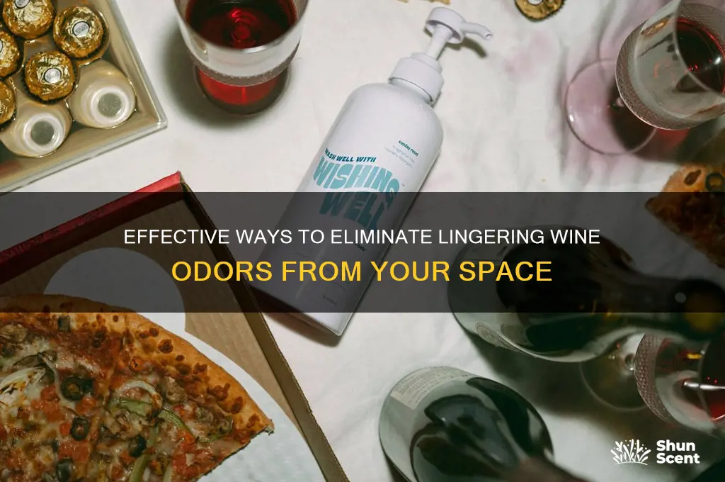 how to get rid of the scent of wine