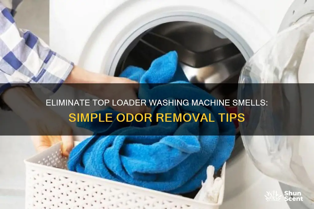 how to get rid of top loading washing machine odor