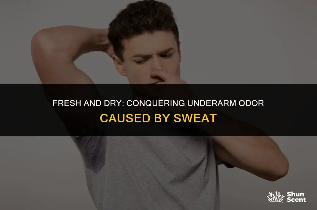 how to get rid of underarm odor caused by sweat