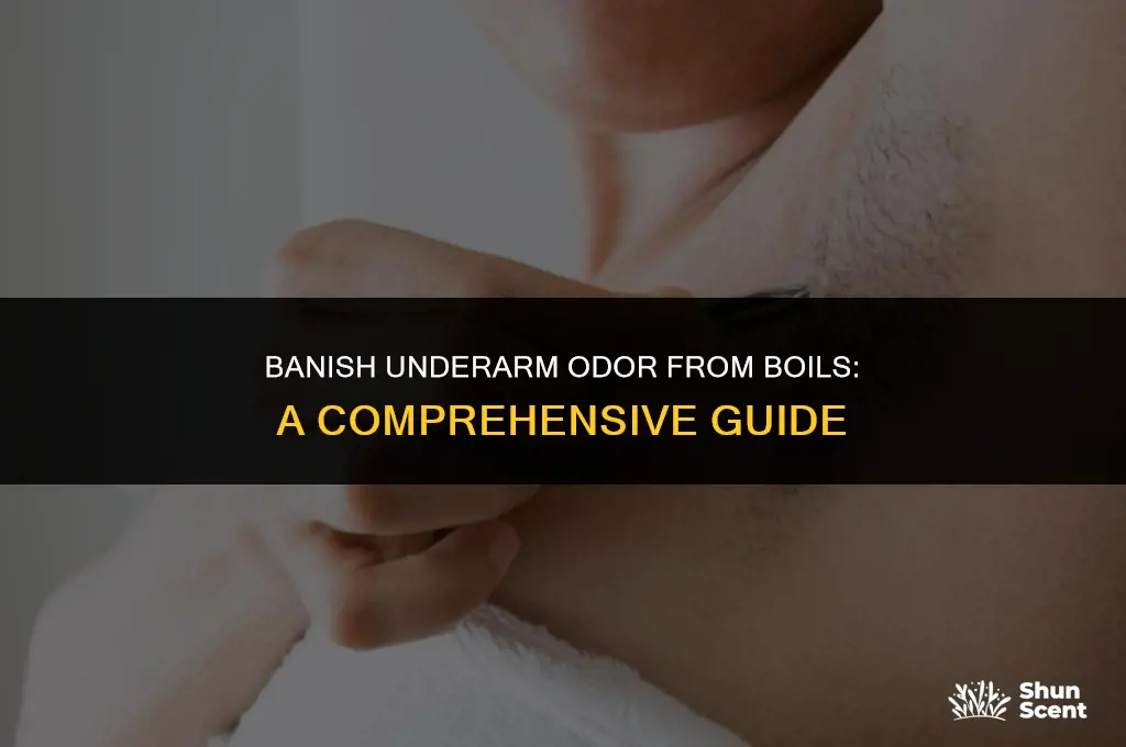 how to get rid of underarm odor from boils