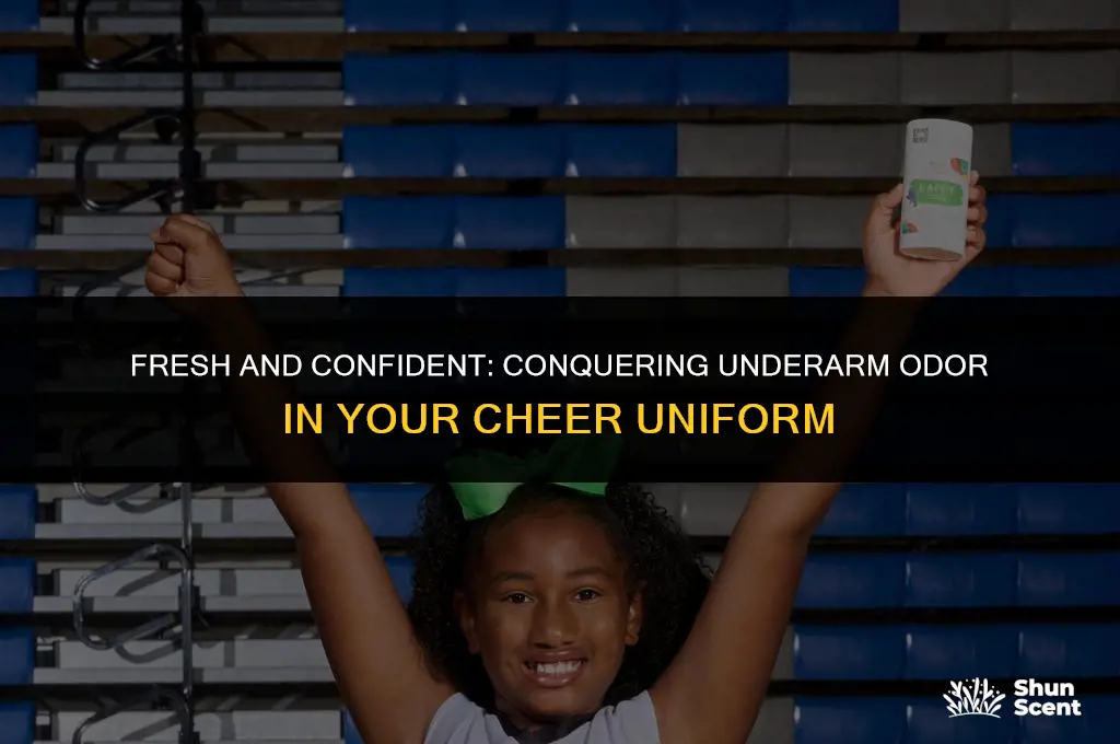 how to get rid of underarm odor in cheer uniform