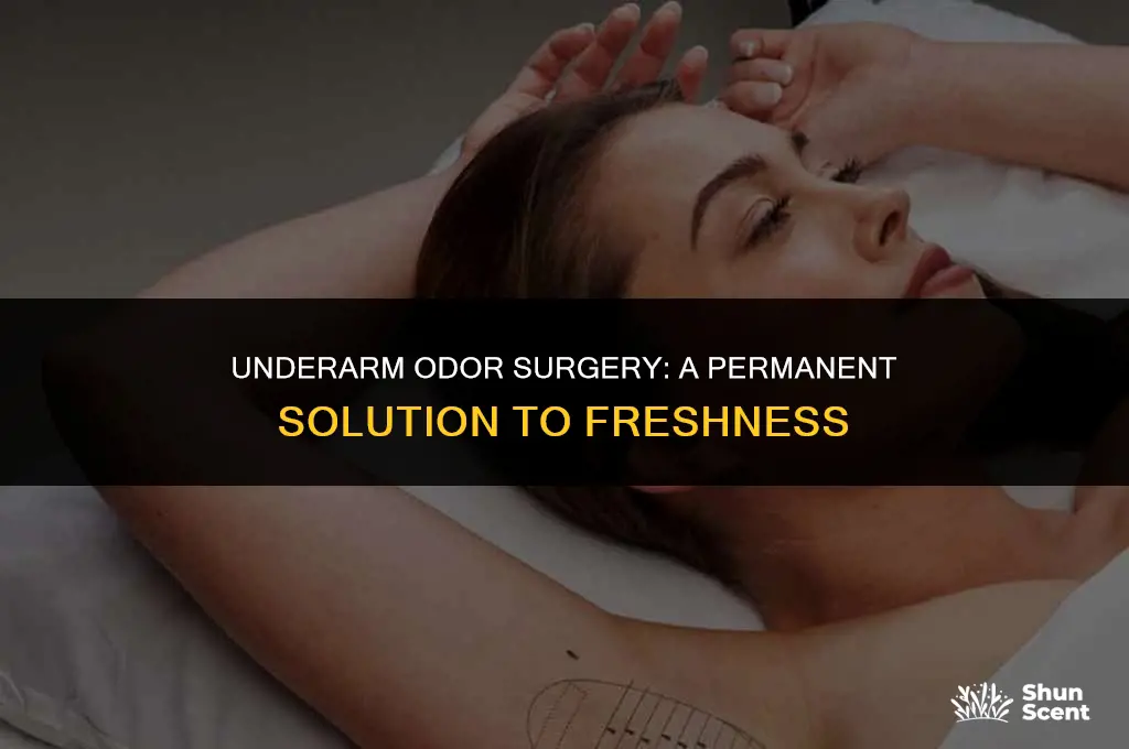 how to get rid of underarm odor permanently surgery