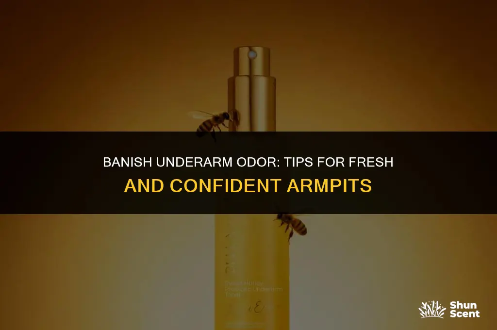 how to get rid of underarm odor smelly armpits stylecraze