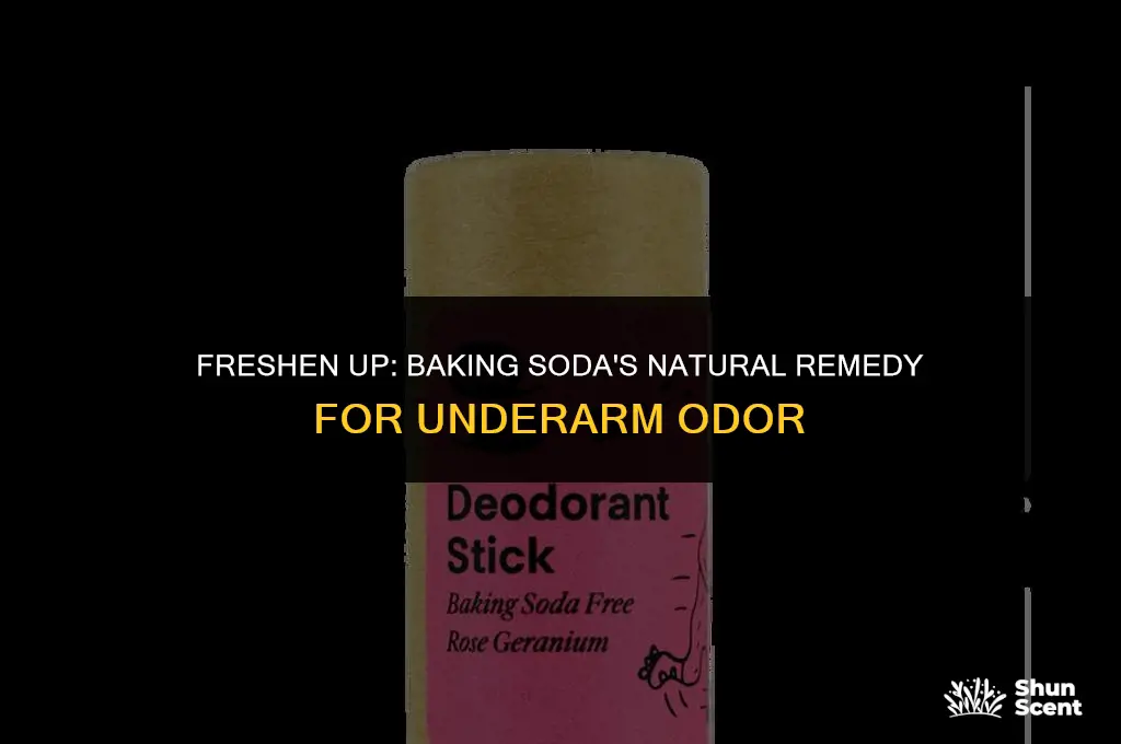 how to get rid of underarm odor with baking soda