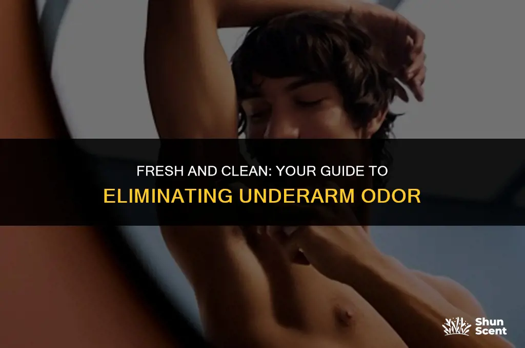 how to get rid of undersrm odor