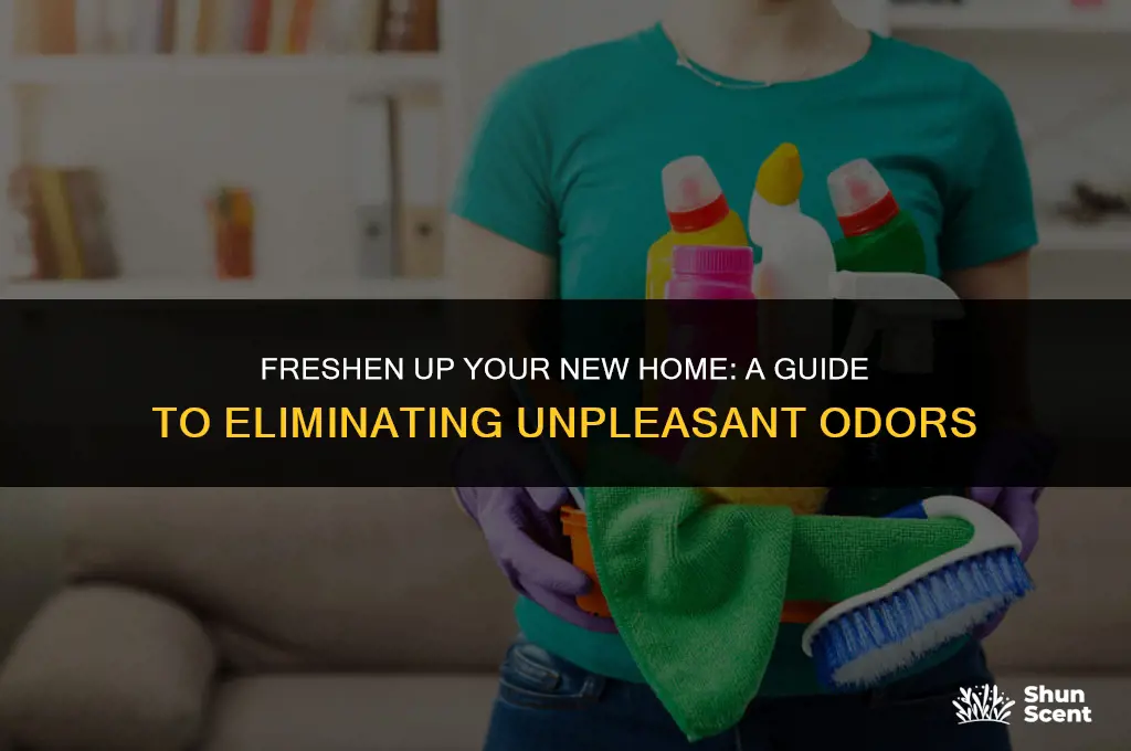 how to get rid of unpkeasant odor in new apart