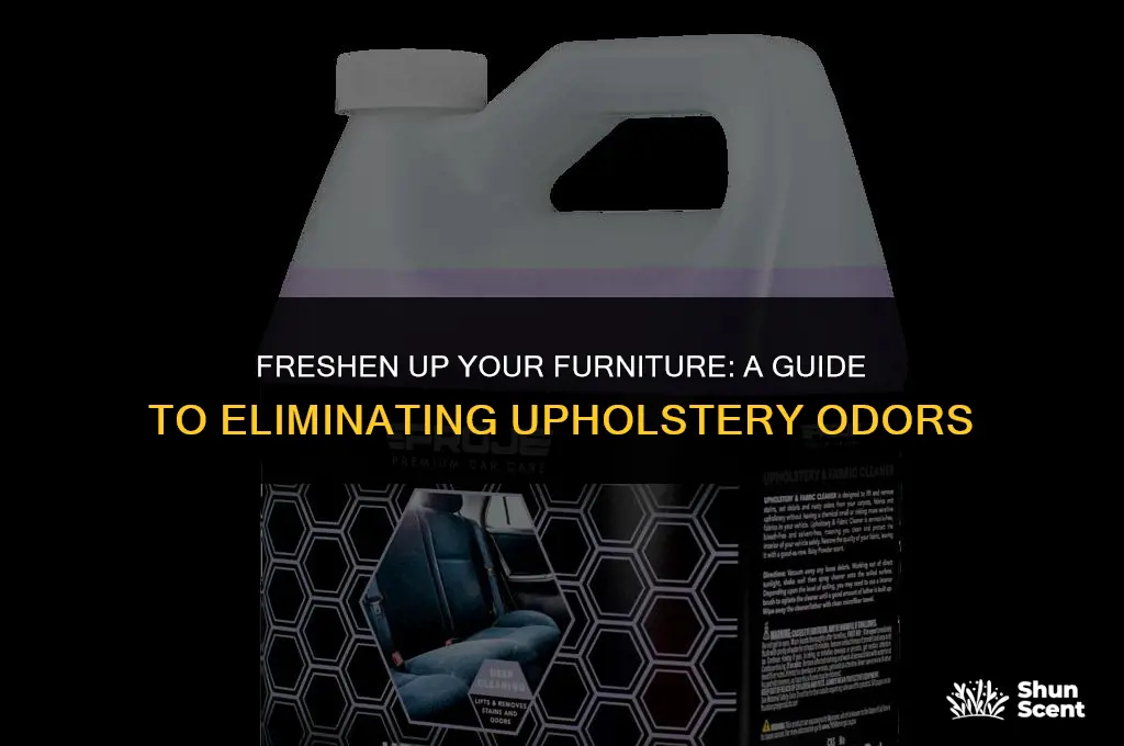 how to get rid of upholstery odor