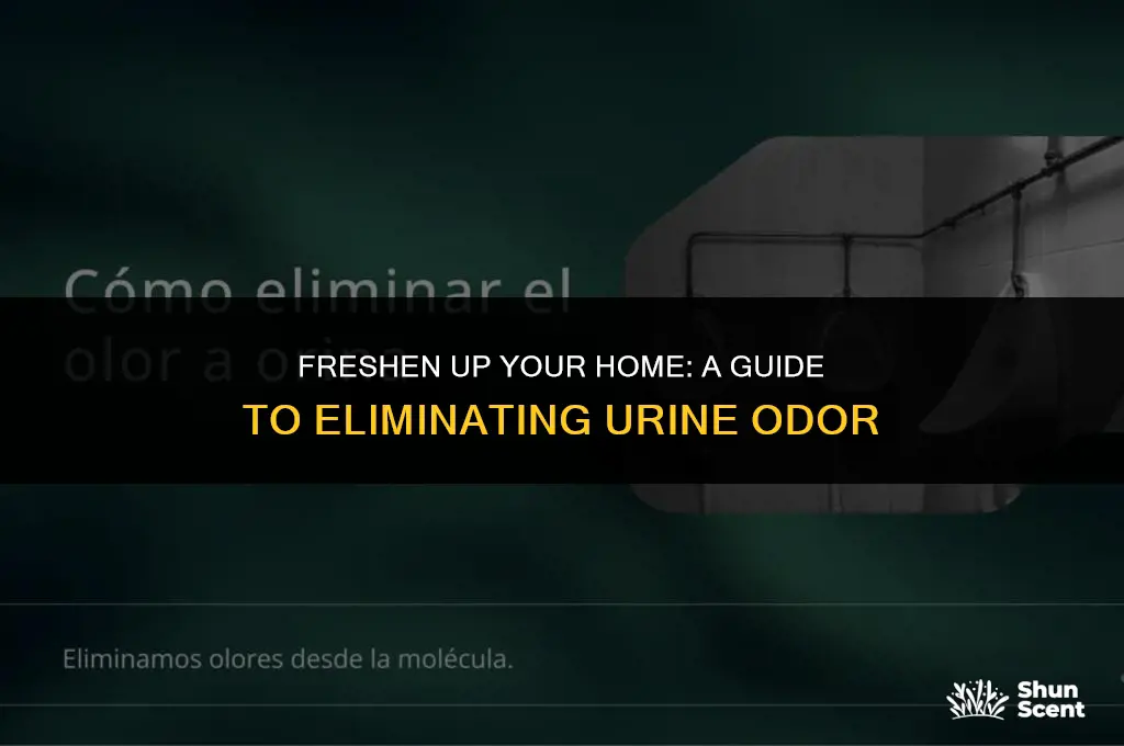 how to get rid of urine odor in home