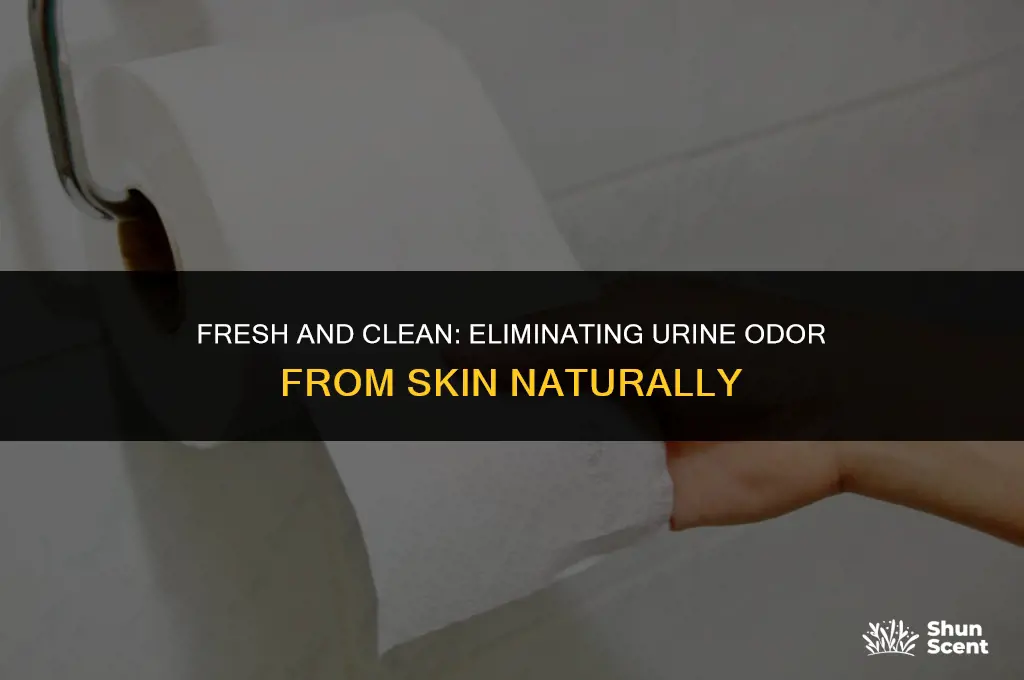 how to get rid of urine odor on skin