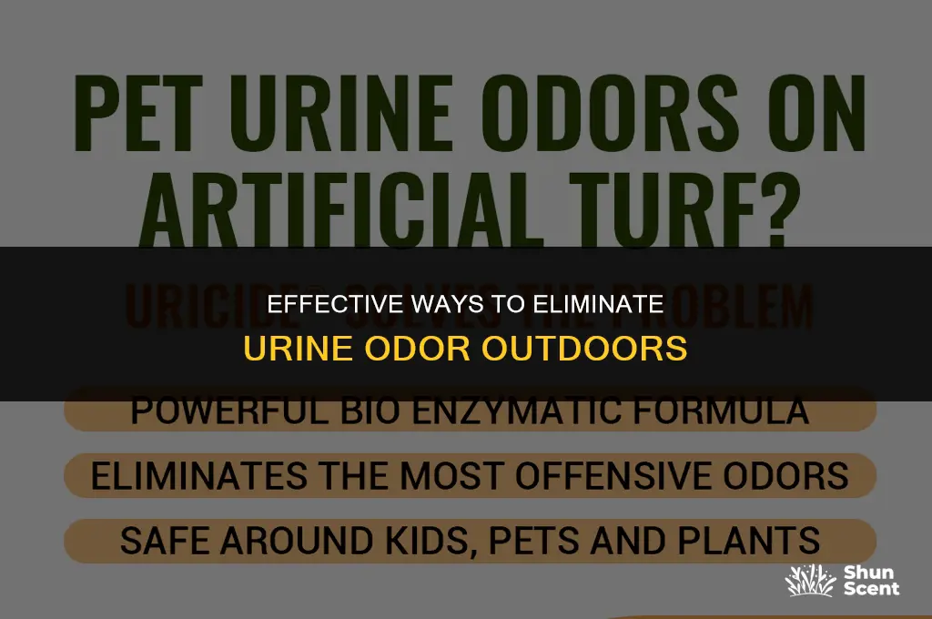 how to get rid of urine odor outside
