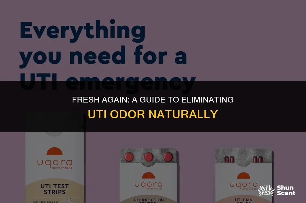 how to get rid of uti odor