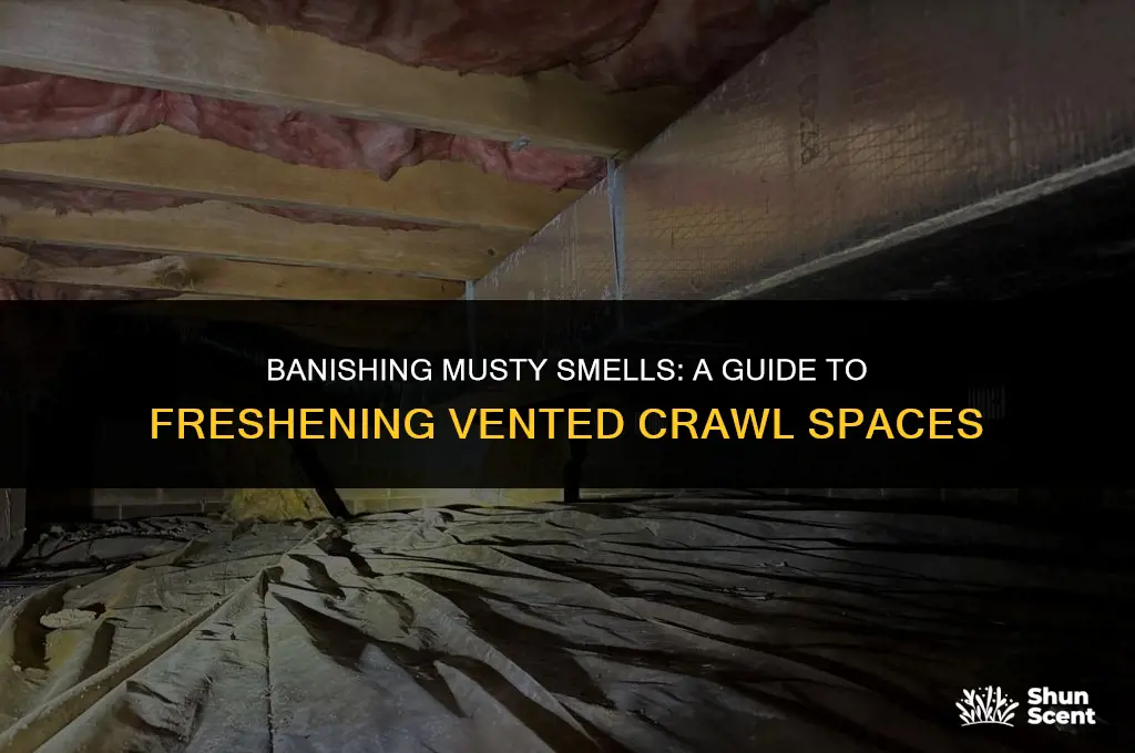 how to get rid of vented crawl space odors