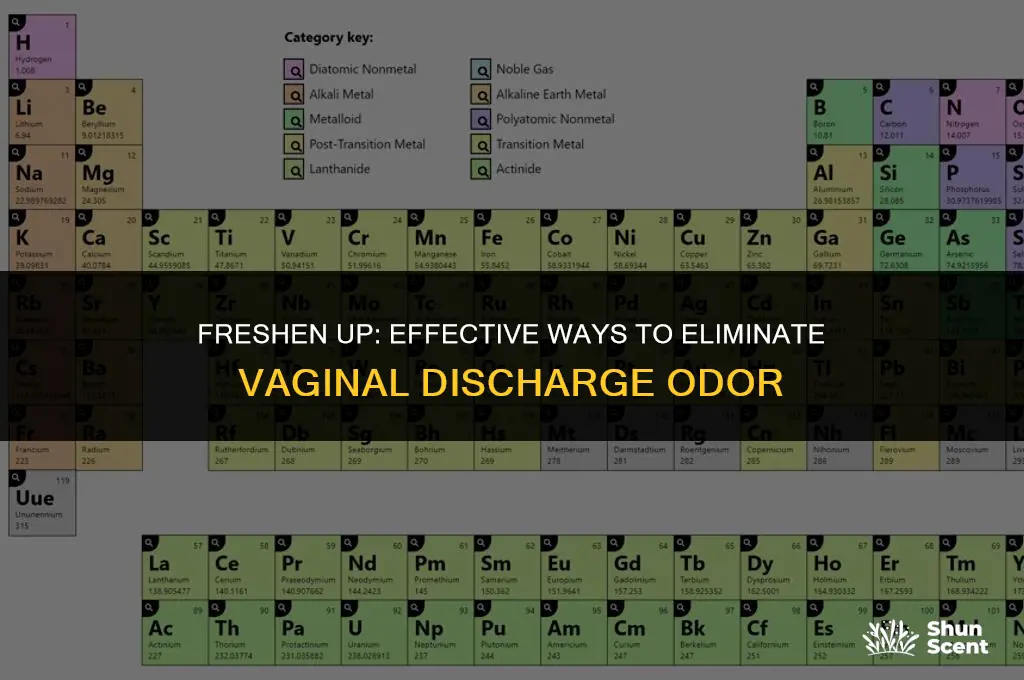how to get rid of vignal discharge odor