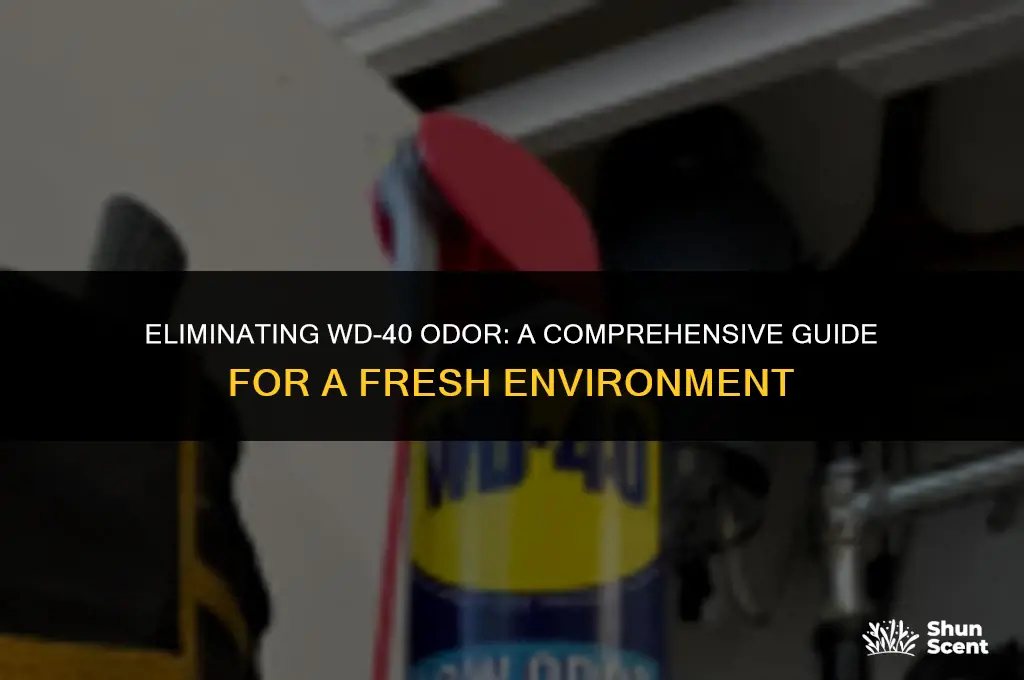 how to get rid of wd40 odor
