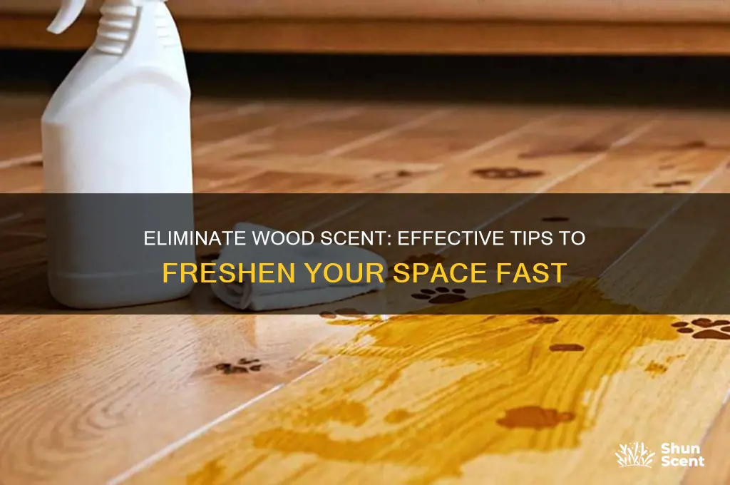how to get rid of wood scent