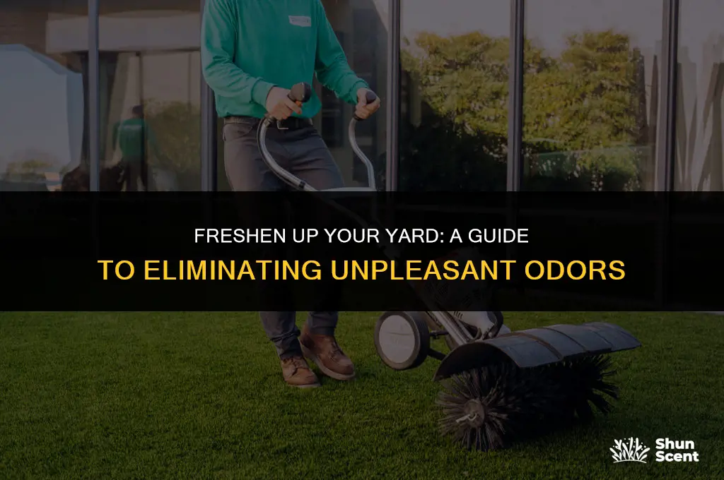 how to get rid of yard odor