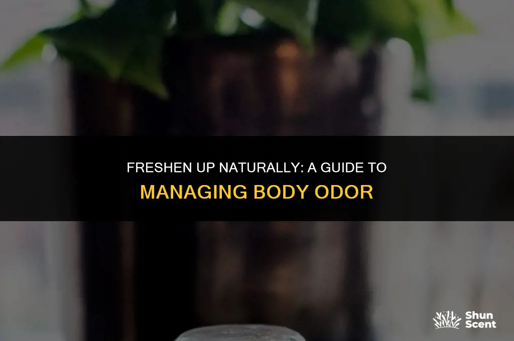 how to get rid of your natural odor