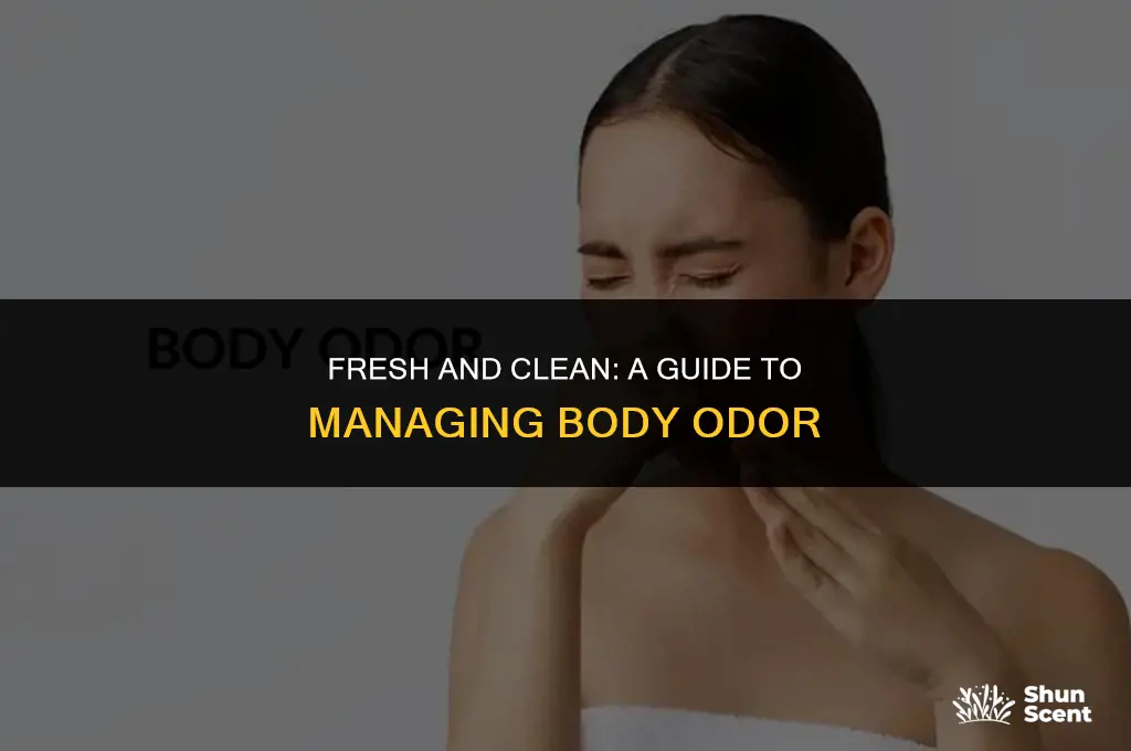how to get rid out body odor down there