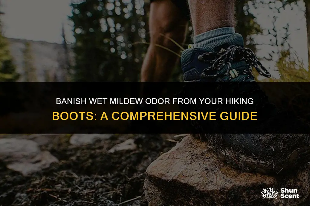 how to get rid wet mildew odor hiking bootseakers