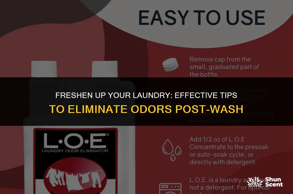 how to get ride of odors in clothes after washing